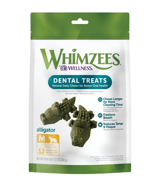Whimzees Alligator for dogs