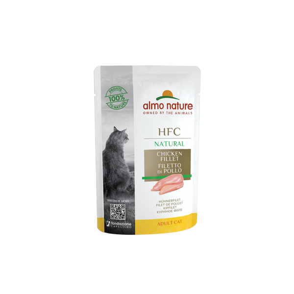 Almo Nature HFC Alternative Cats - pouch - chicken fillet (24x55 gr)