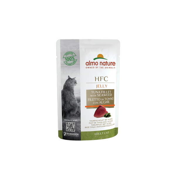 Almo Nature HFC Cuisine Cats - pouch - tuna fillet and seaweed (24x55 gr)
