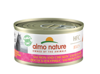 Almo Nature HFC Jelly Cats - can - salmon and chicken (24x70 gr)