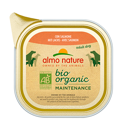 Almo Nature Organic Organic Dogs Maintenance - Tray - Salmon