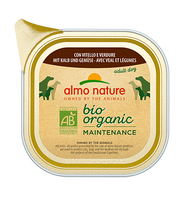 Almo Nature Organic Organic Dogs Maintenance - Tray - Veal and Vegetables