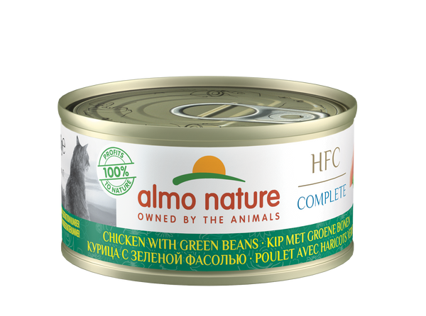 Almo Nature HFC Complete Cats - box - chicken with green beans (24x70 gr)