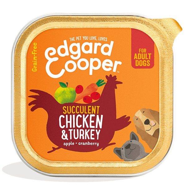 Edgard & Cooper adult dog tray - chicken (150 gr)