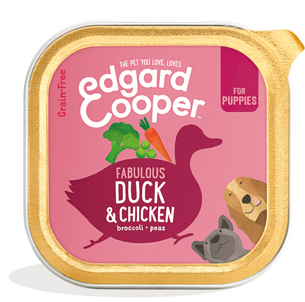 Edgard & Cooper puppy tray - duck (150 gr)