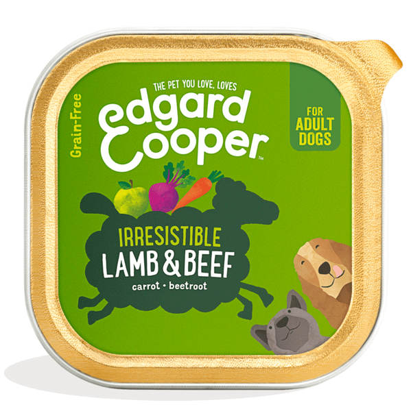 Edgard & Cooper adult dog tray - lamb (150 gr)