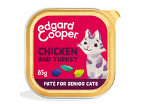 Edgard & Cooper senior cat food tray - chicken and turkey (85 gr)