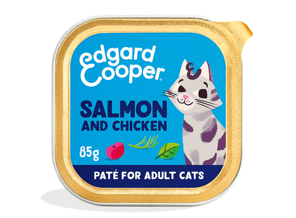 Edgard & Cooper Adult Cat Food - MSC Salmon & Chicken (85g)