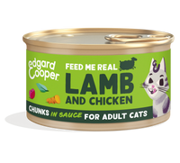 Edgard & Cooper Adult Cat Chunks in Sauce - Lamb & Chicken (85 gr)