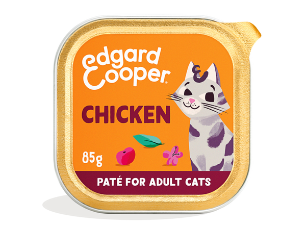 Edgard & Cooper adult cat food tray - chicken (85 gr)