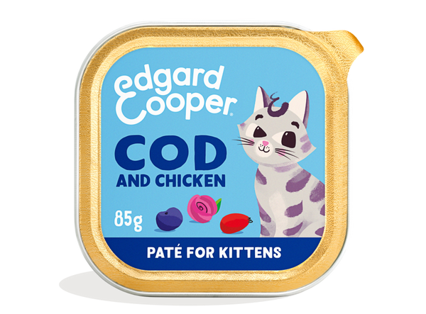 Edgard & Cooper kitten tray - cod and chicken (85 gr)