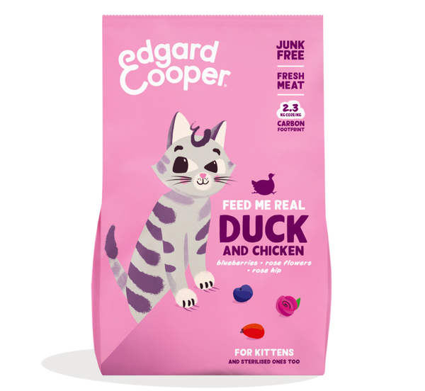 Edgard & Cooper for kittens - duck and chicken