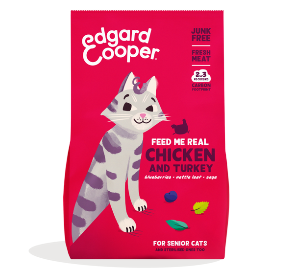 Edgard & Cooper for Senior Cats - Chicken & Turkey