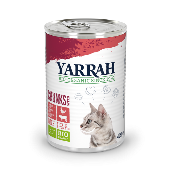 Organic Yarrah Bites for Cats - Beef and Chicken (405gr)