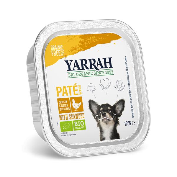 Organic Yarrah Pate for dogs - chicken (150gr)
