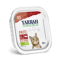 Organic Yarrah paté for cats - beef and chicken (100gr)